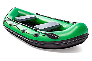 皮划艇皮筏充气艇模型