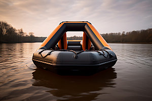皮划艇充气艇3D模型