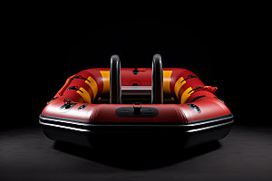 皮划艇高清充气船模型