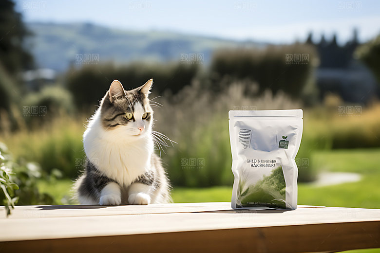 猫粮狗粮商业养宠摄影图