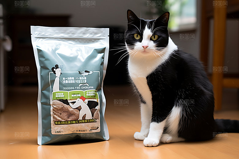 猫粮狗粮产品宠物粮摄影图