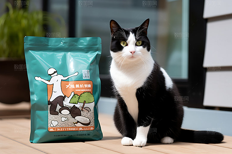 猫粮狗粮商品产品摄影图