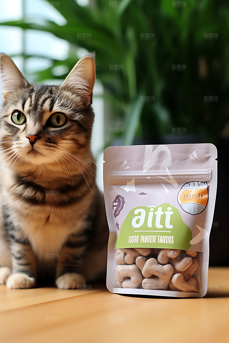 猫粮狗粮产品宠物粮摄影图