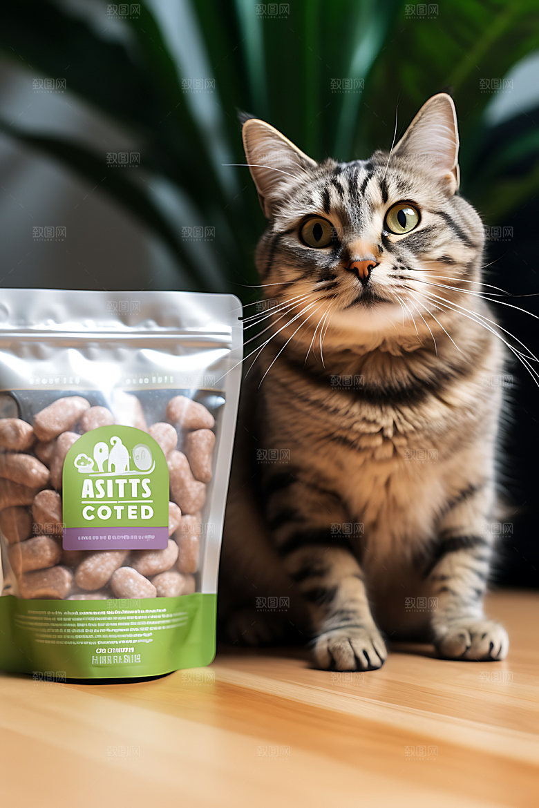 猫粮狗粮饲养产品摄影图