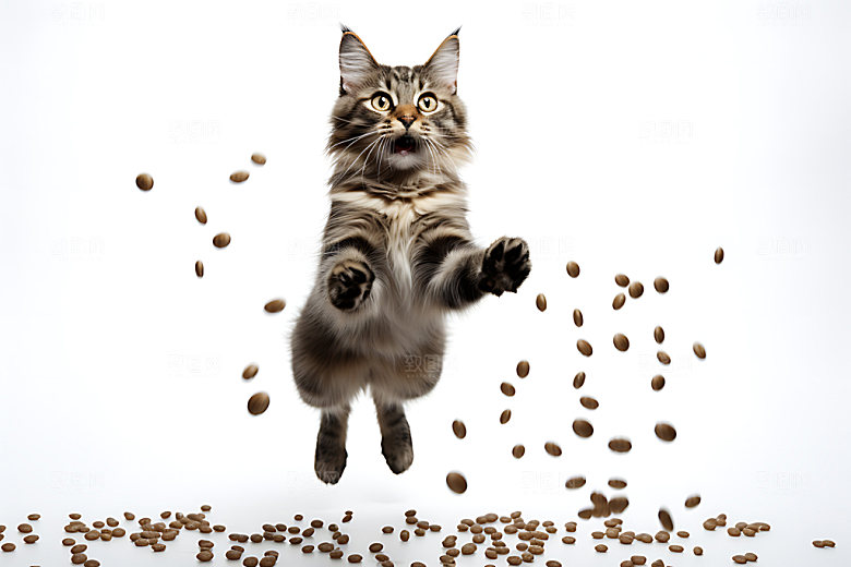 猫粮狗粮广告产品摄影图