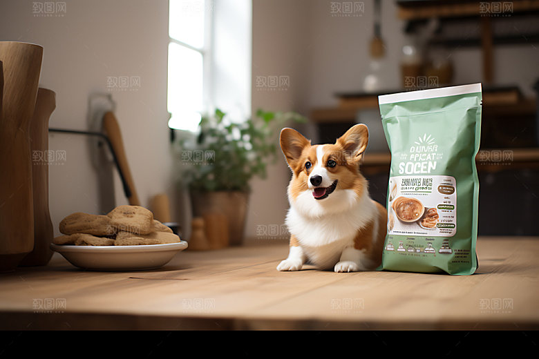 猫粮狗粮广告商品摄影图