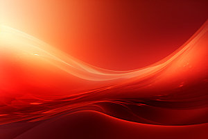 红色抽象波浪线背景图