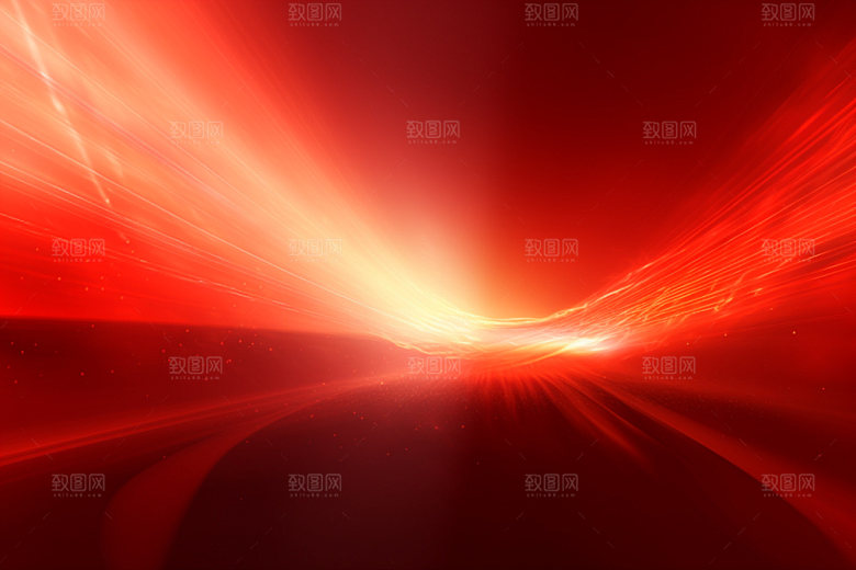 红色抽象大气背景图