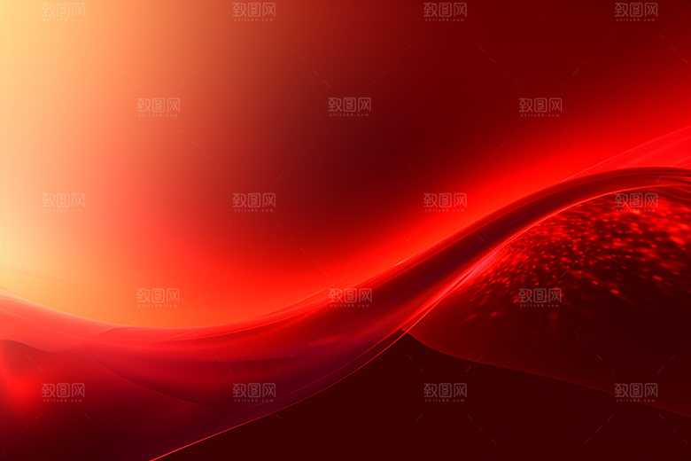 红色抽象大气背景图