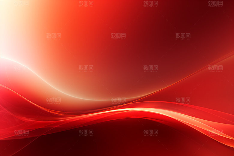 红色简约大气背景图