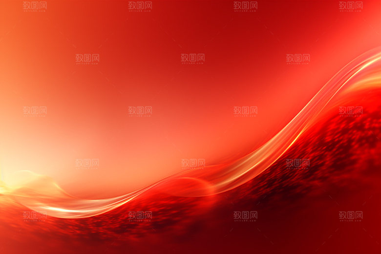 红色抽象大气背景图