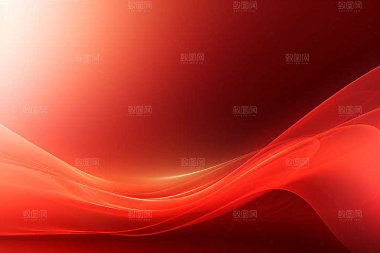 红色喜报波浪线背景图