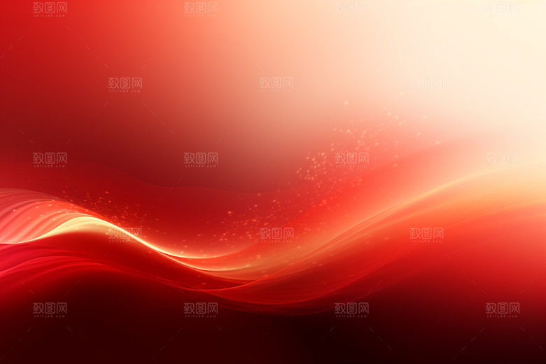 红色大气简约背景图