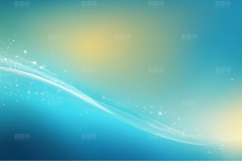 炫彩波浪简约抽象背景图