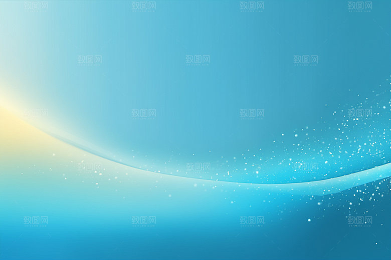 炫彩波浪光线简约背景图