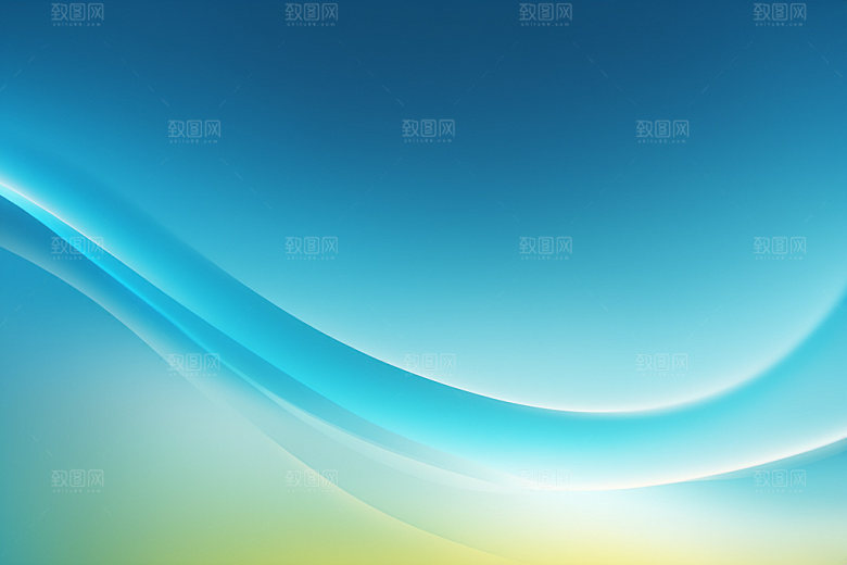 炫彩波浪简约动感背景图