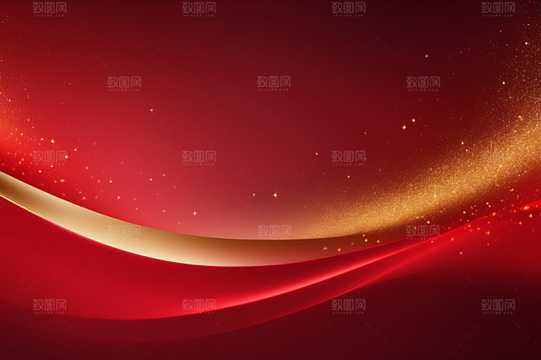 炫彩波浪渐变大气背景图