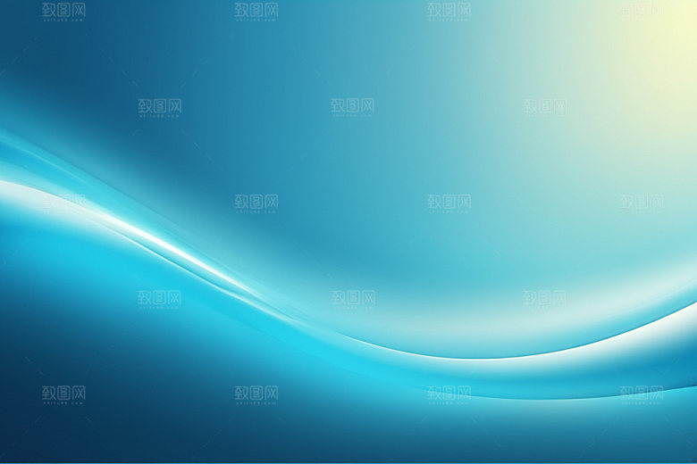 炫彩波浪曲线抽象背景图