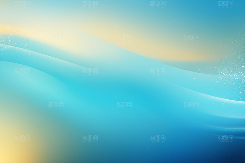 炫彩波浪渐变光线背景图
