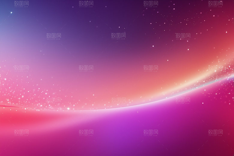 炫彩波浪简约大气背景图