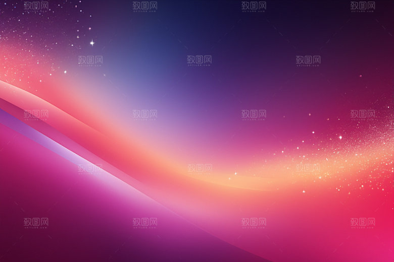 炫彩波浪大气光线背景图