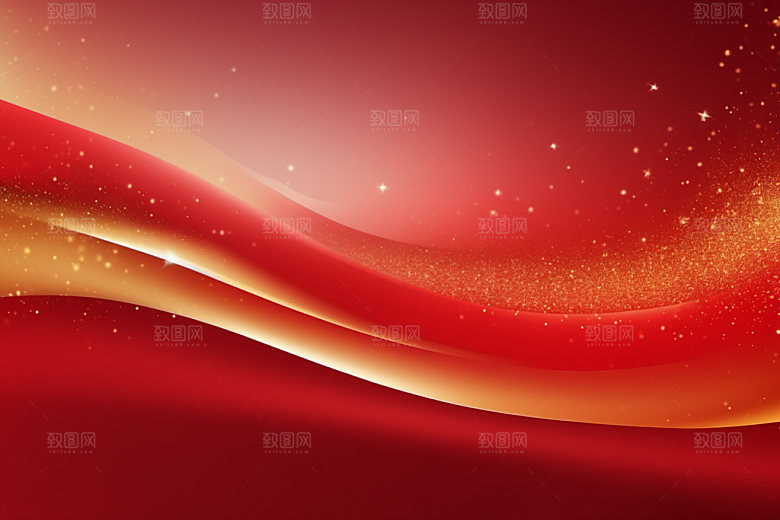 炫彩波浪光线动感背景图