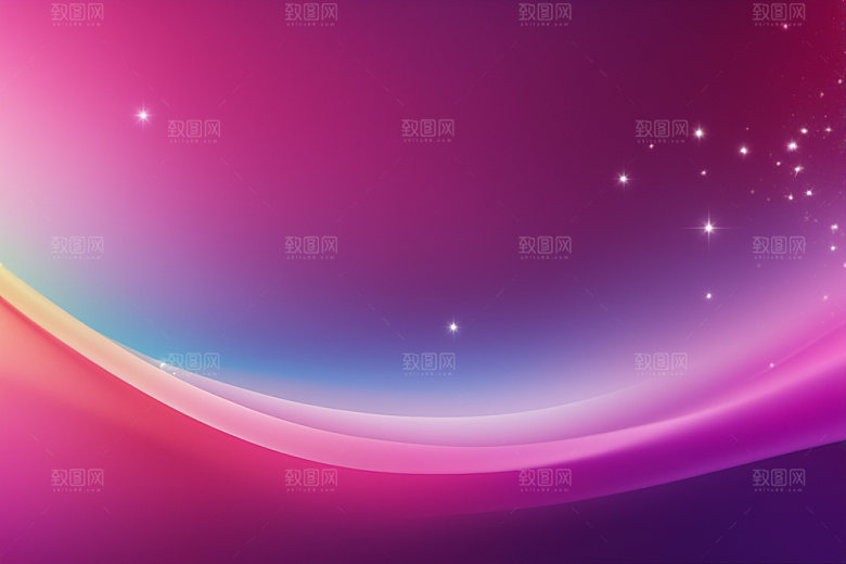 炫彩波浪动感高清背景图