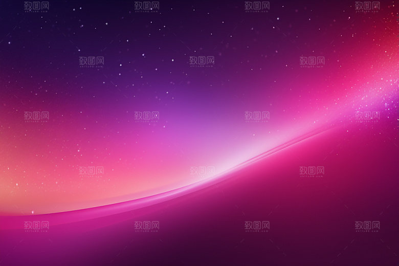 炫彩波浪曲线光线背景图