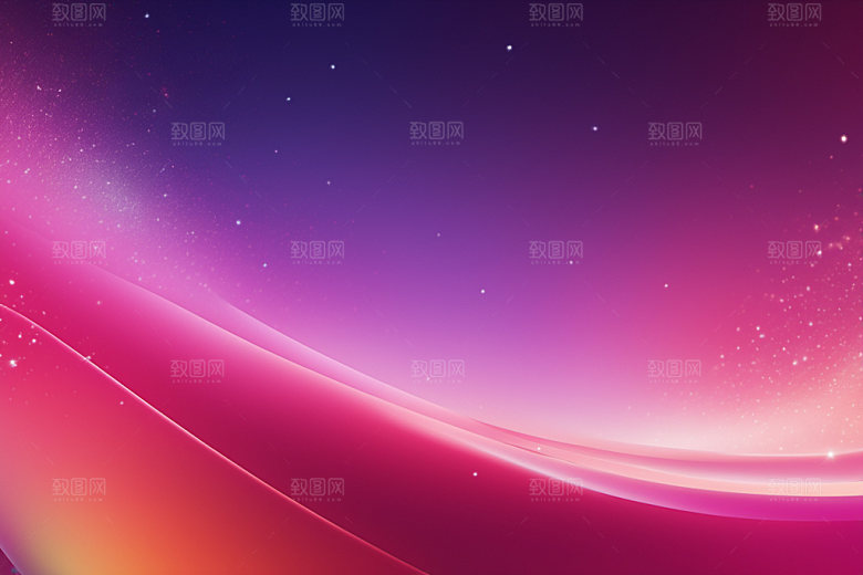 炫彩波浪渐变大气背景图