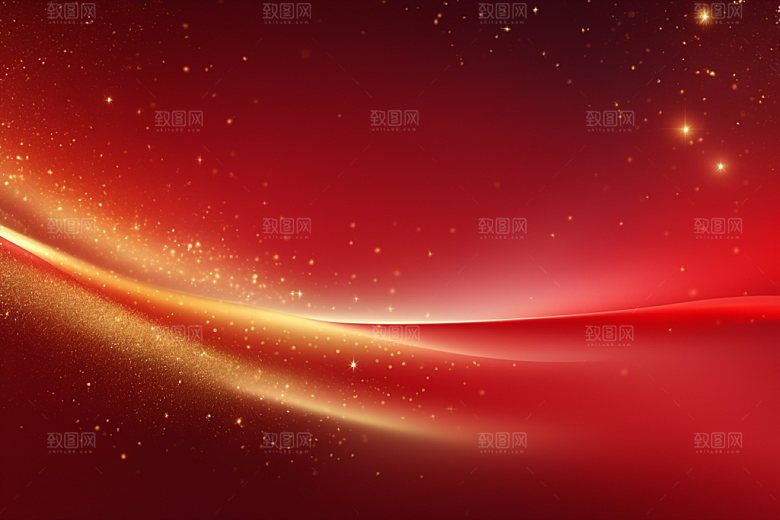 炫彩波浪光线大气背景图