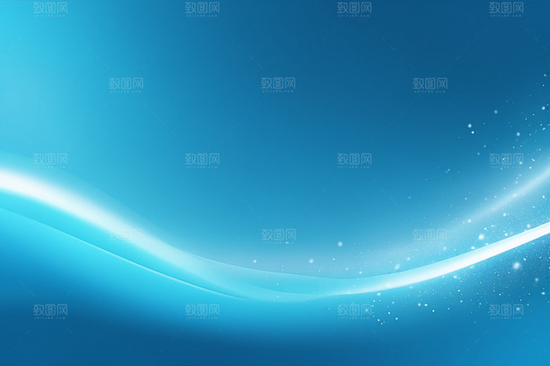 炫彩波浪渐变大气背景图