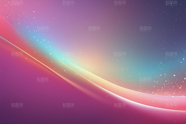 炫彩波浪高清动感背景图