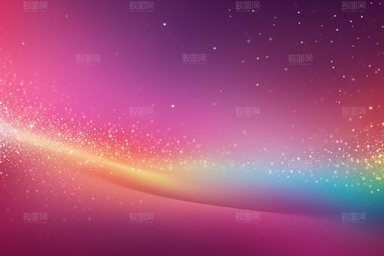 炫彩波浪高清简约背景图