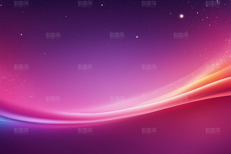 炫彩波浪光线高清背景图