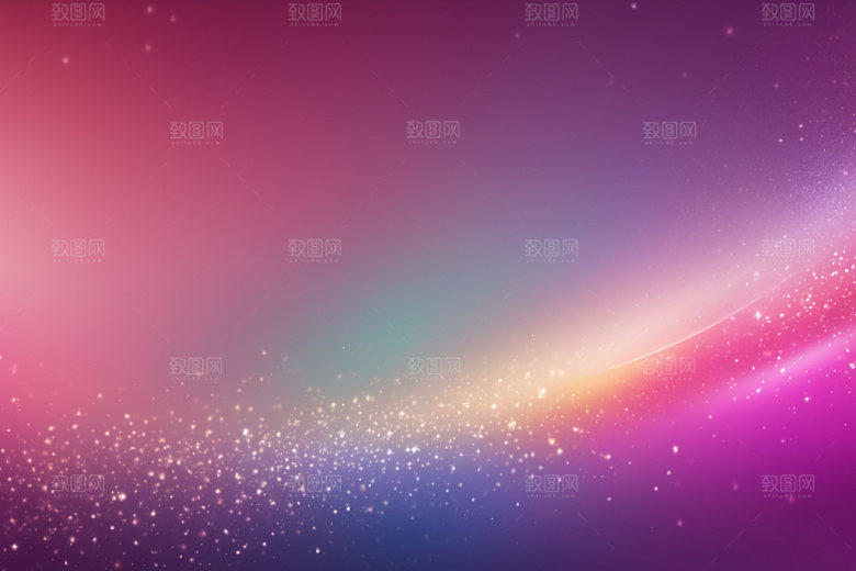 炫彩波浪简约高清背景图