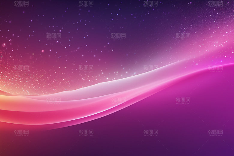 炫彩波浪光线渐变背景图