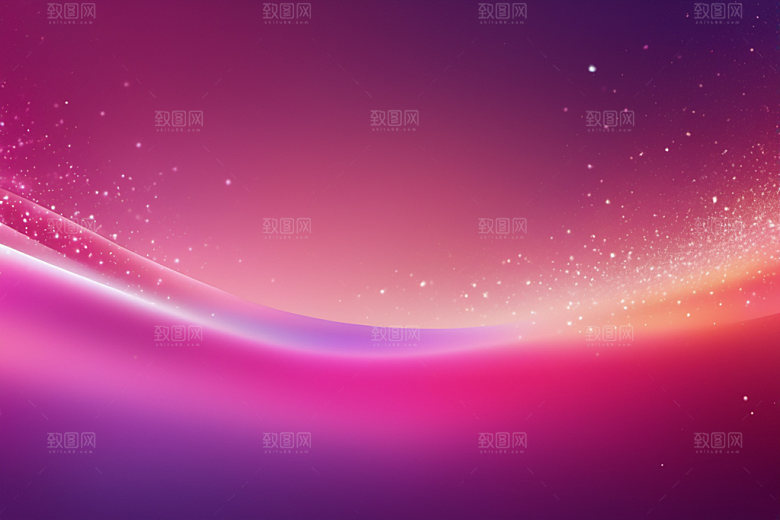 炫彩波浪简约抽象背景图