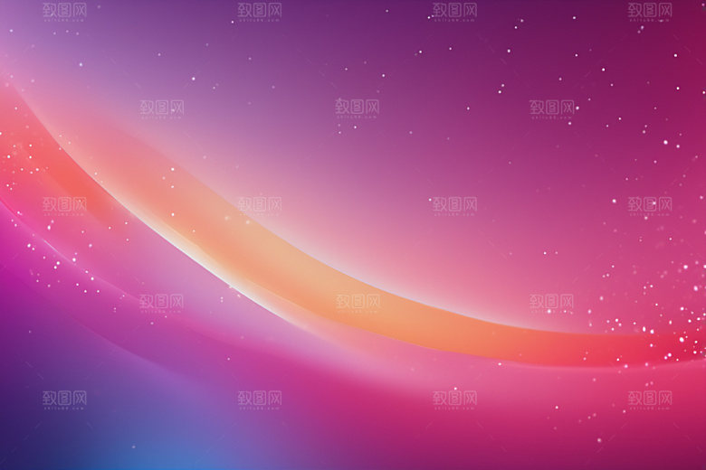 炫彩波浪光线动感背景图