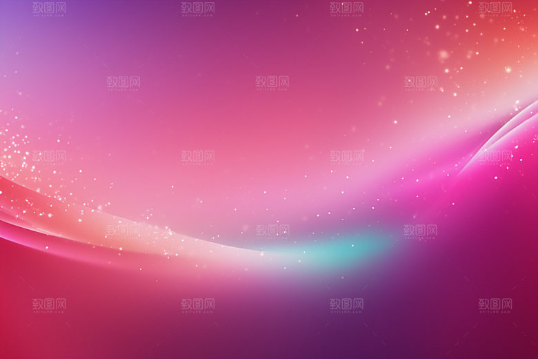 炫彩波浪曲线动感背景图