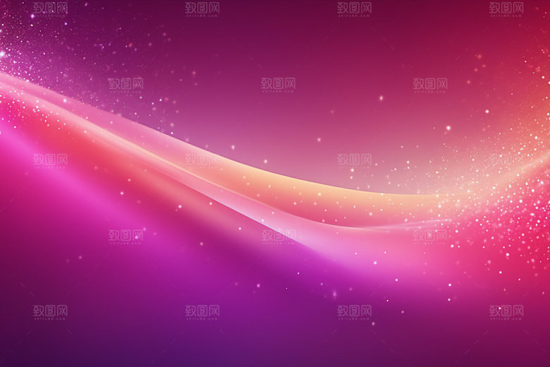 炫彩波浪大气光线背景图