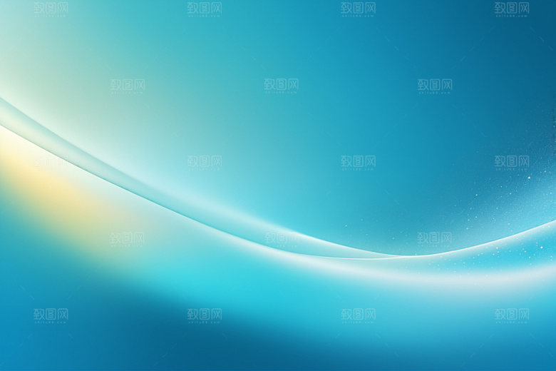 炫彩波浪渐变曲线背景图