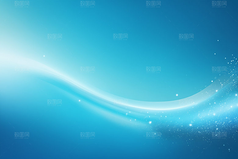 炫彩波浪高清渐变背景图