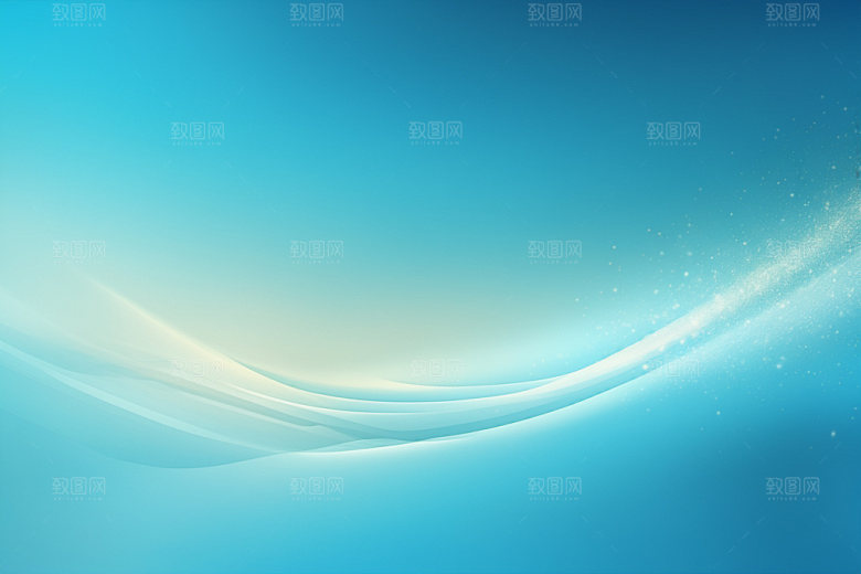 炫彩波浪大气曲线背景图