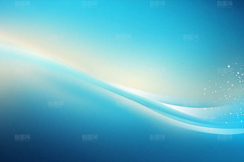 炫彩波浪光线渐变背景图