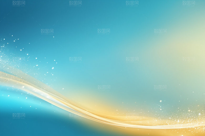 炫彩波浪抽象动感背景图