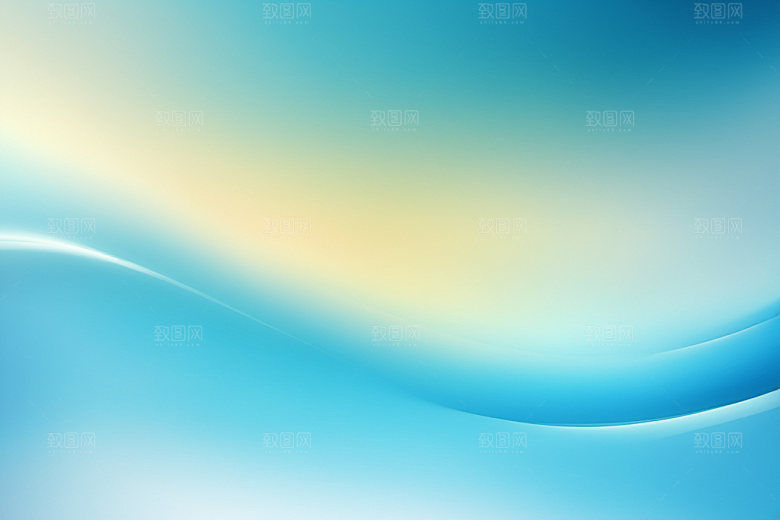 炫彩波浪简约渐变背景图