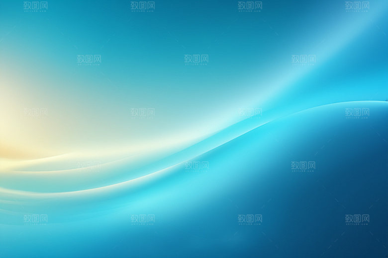 炫彩波浪渐变光线背景图