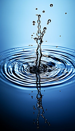 水滴水花质感摄影图