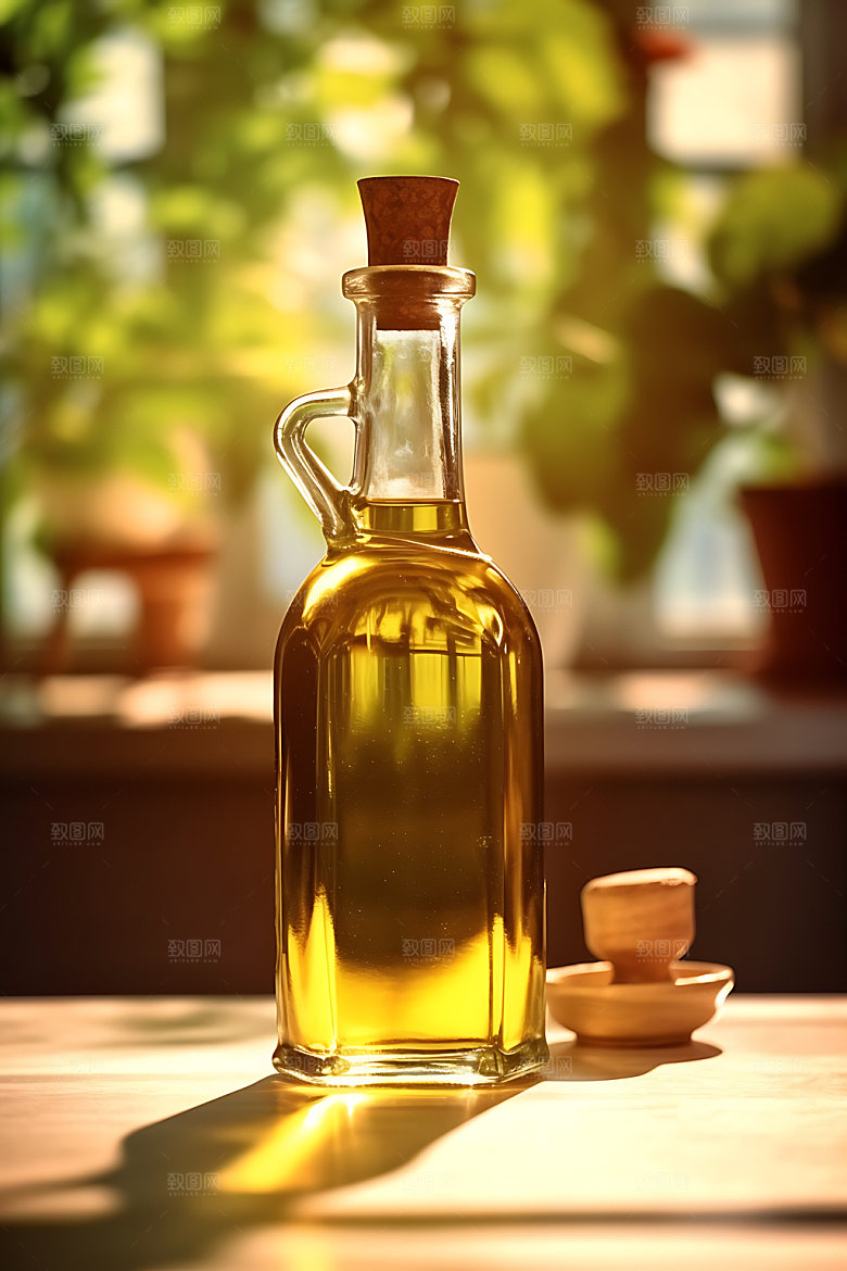 食用油清新调料摄影图