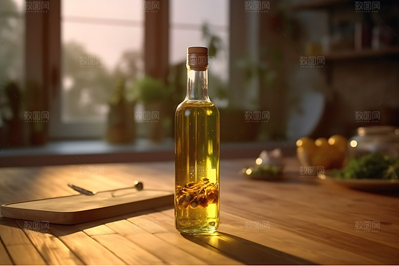 食用油调料油瓶摄影图